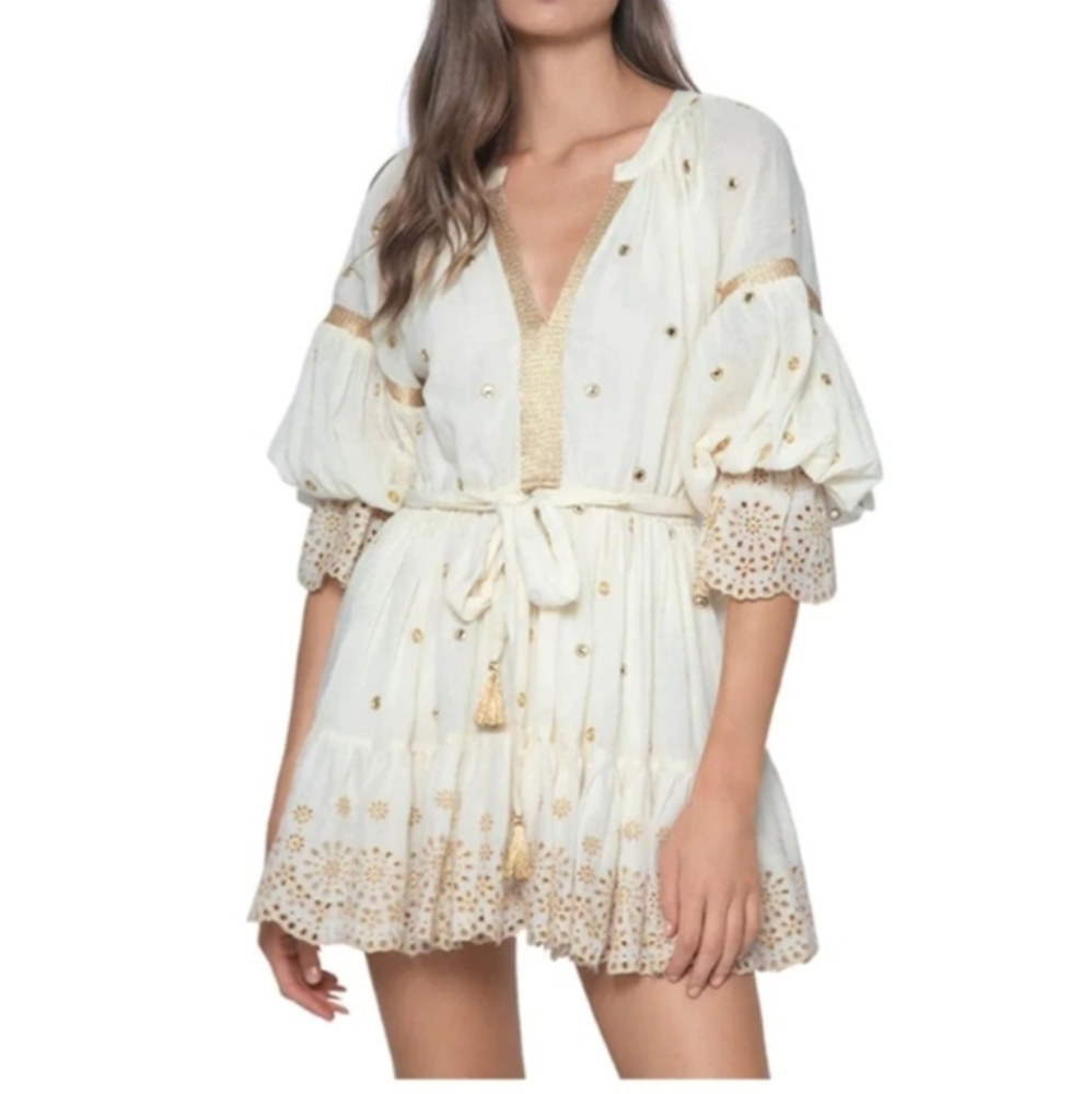 NWT Flirty Ivory Ezra Dress PilyQ Size XS-S